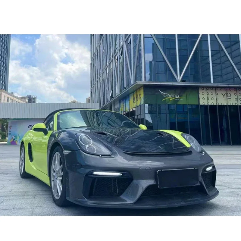 

Timbear GT4 Style 1:1 Old to New Upgrade Kits PP Plastic Body Kits for 2017-2023 981 2012-2016 Upgrade to 982 GT4