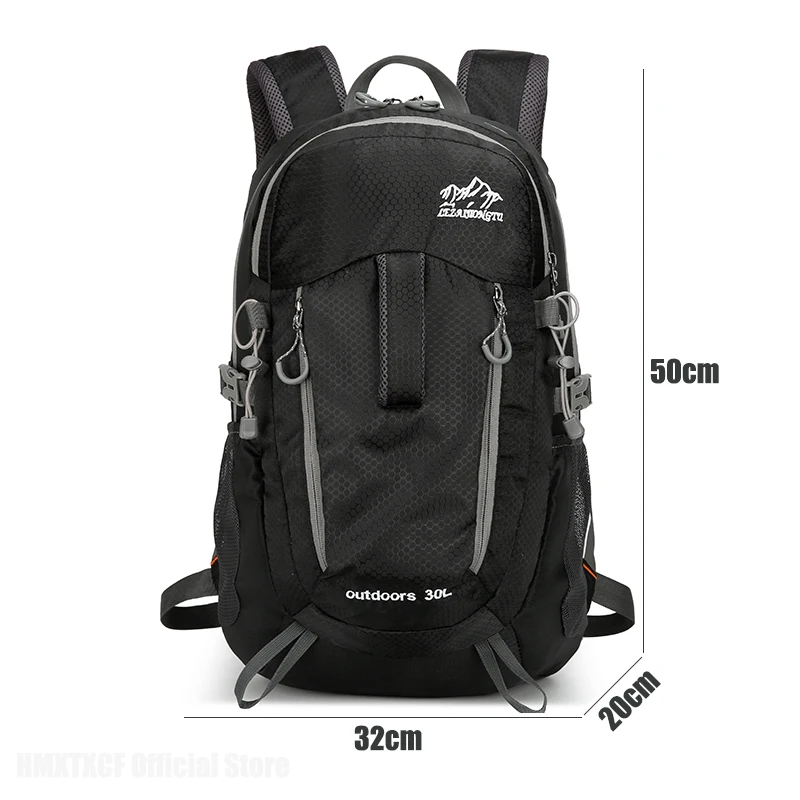 حقيبة ظهر خارجية للرجال بسعة كبيرة للسفر وخفيفة الوزن كاجوال للمشي لمسافات طويلة حقيبة رياضية مقاومة للماء للسفر وتسلق الجبال