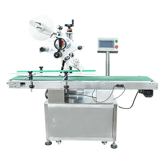 

Automatic Flat Labeling Machine Box Card Paper Stand Up Pouch Paging Labeling Machine High-Speed 0-150p/min