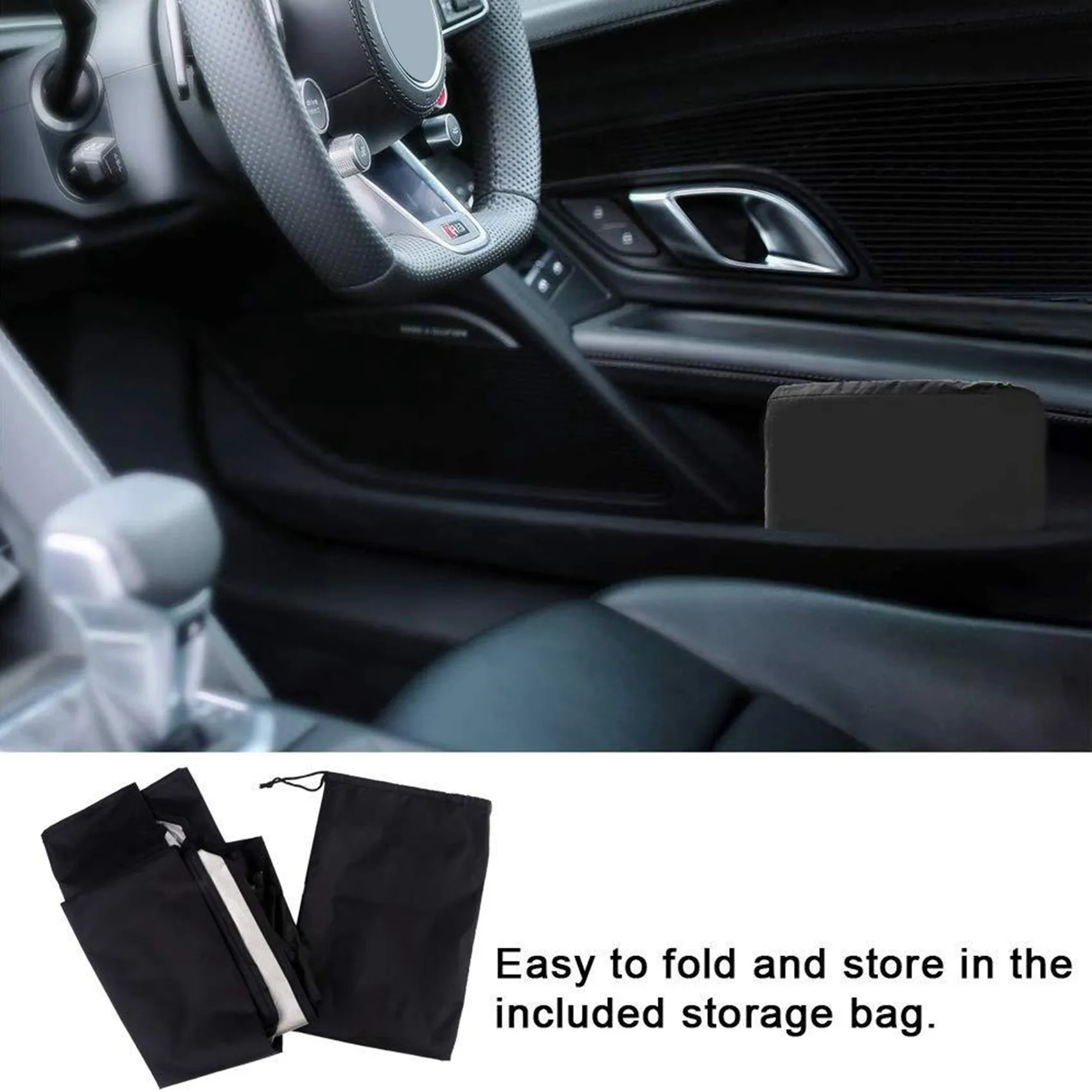 Magnetic Car Rear Windshield Cover Ice Frost Freeze Sunshade Protection Prevent Snow Sun Shade