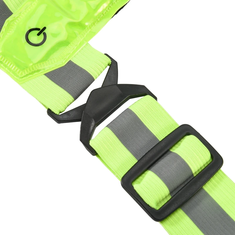 Reflective Vest, Adjustable, High Visibility Vest, Safety Vest With 8 LED Lamps, High Visibility For Jogging