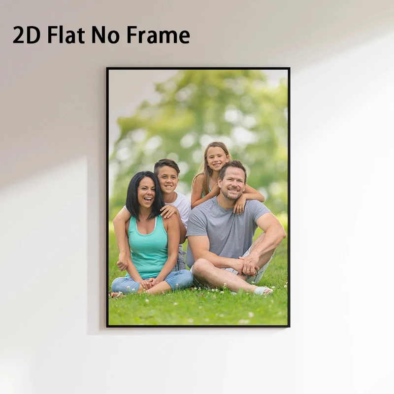 1PC Custom Poster Printing Custom Family Photos Canvas Wall Art Custom Movie Posters Festival Gifts Home Living Room Decor image 3