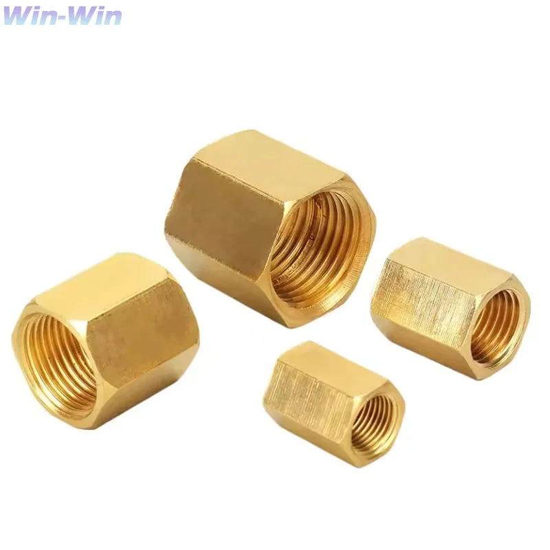 Hex Brass Pipe Fitting 1/8 1/4 3/8 1/2 3/4 BSP Female Thread Motherboard Spacing Screws Board Rack Stud Standoffs Bolt Spacers