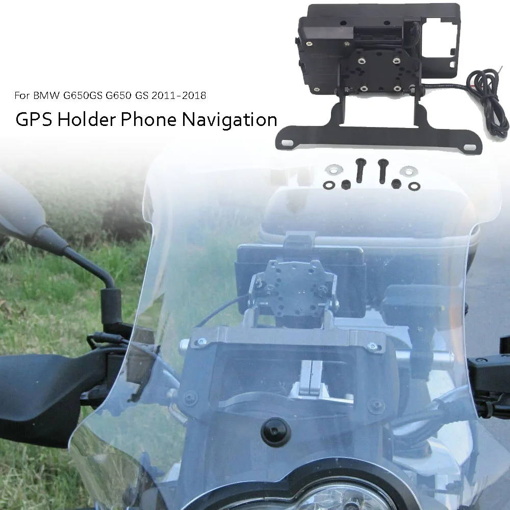 

GPS Smart Phone Navigation Mount Mounting Bracket Adapter Holder For BMW G650GS G650 GS 2011-2018