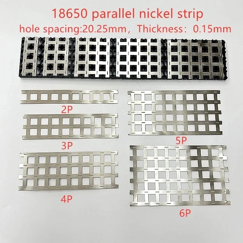 Lithium Battery Nickel Strips For 18650 Battery Pack 2P/3P/4P5P/6P Spot Welding Nickel Belt Connecting Piece