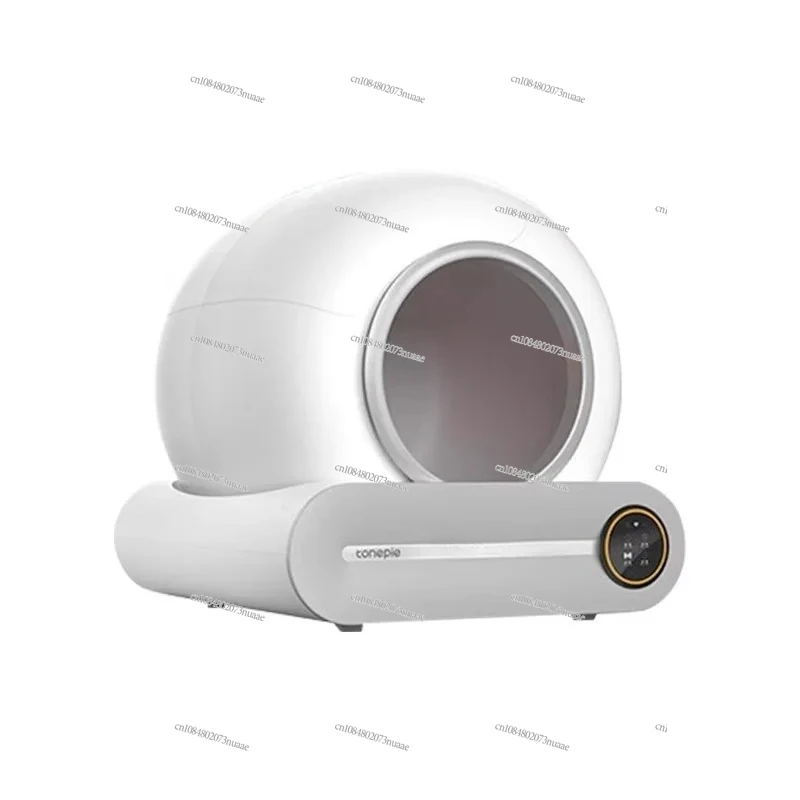 Fully Enclosed Smart Cat Litter Box Self Cleaning Cat Bedpan Automatic Sterilization Deodorization Cat Toilet Sandbox Trash Tray