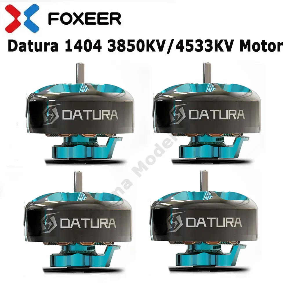 Foxeer Datura 1404 4533KV 3S 3850KV 4S FPV Motor Lipo 1,5mm Welle 3 zoll Requisiten für RC FPV Racing Drone