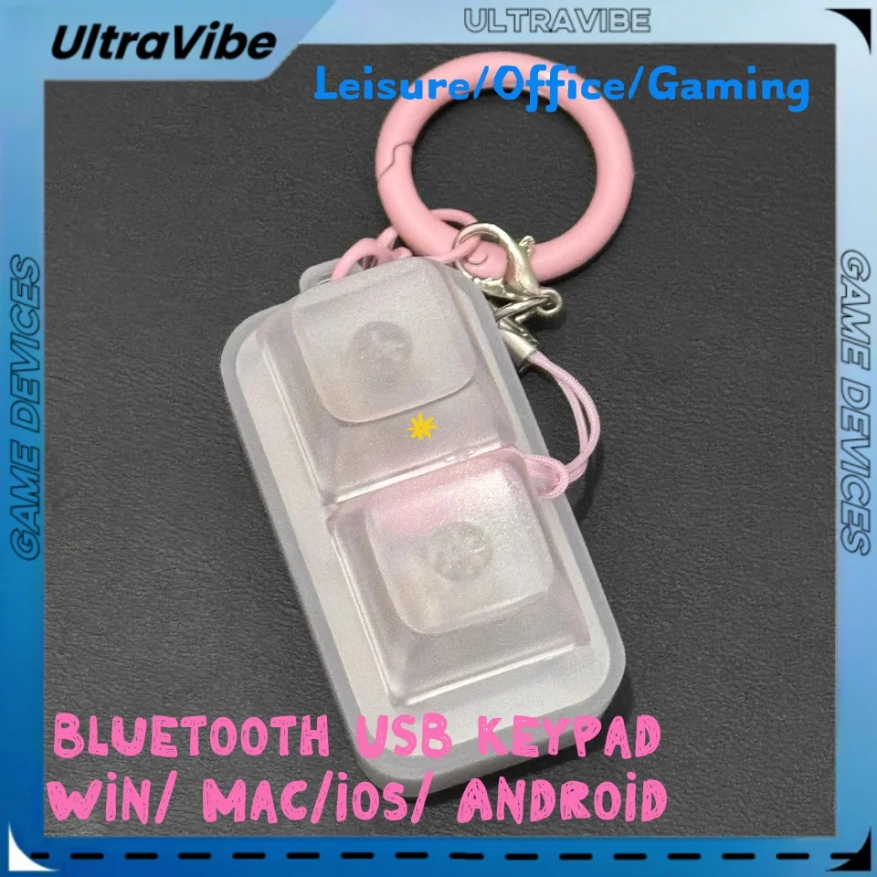 

Механическая клавиатура Robit Bluetooth, электронная книга, флиппер-камера, персонализированный USB-портативный брелок, сменный брелок «сделай сам», колпачок для ключей