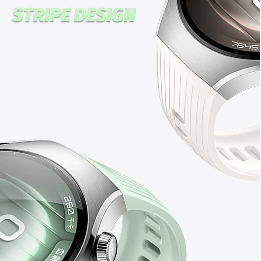 Original Soft Silicone Strap for Huawei Smart Watch 5 46mm Replace Band for Huawei Watch 5 42mm Quick