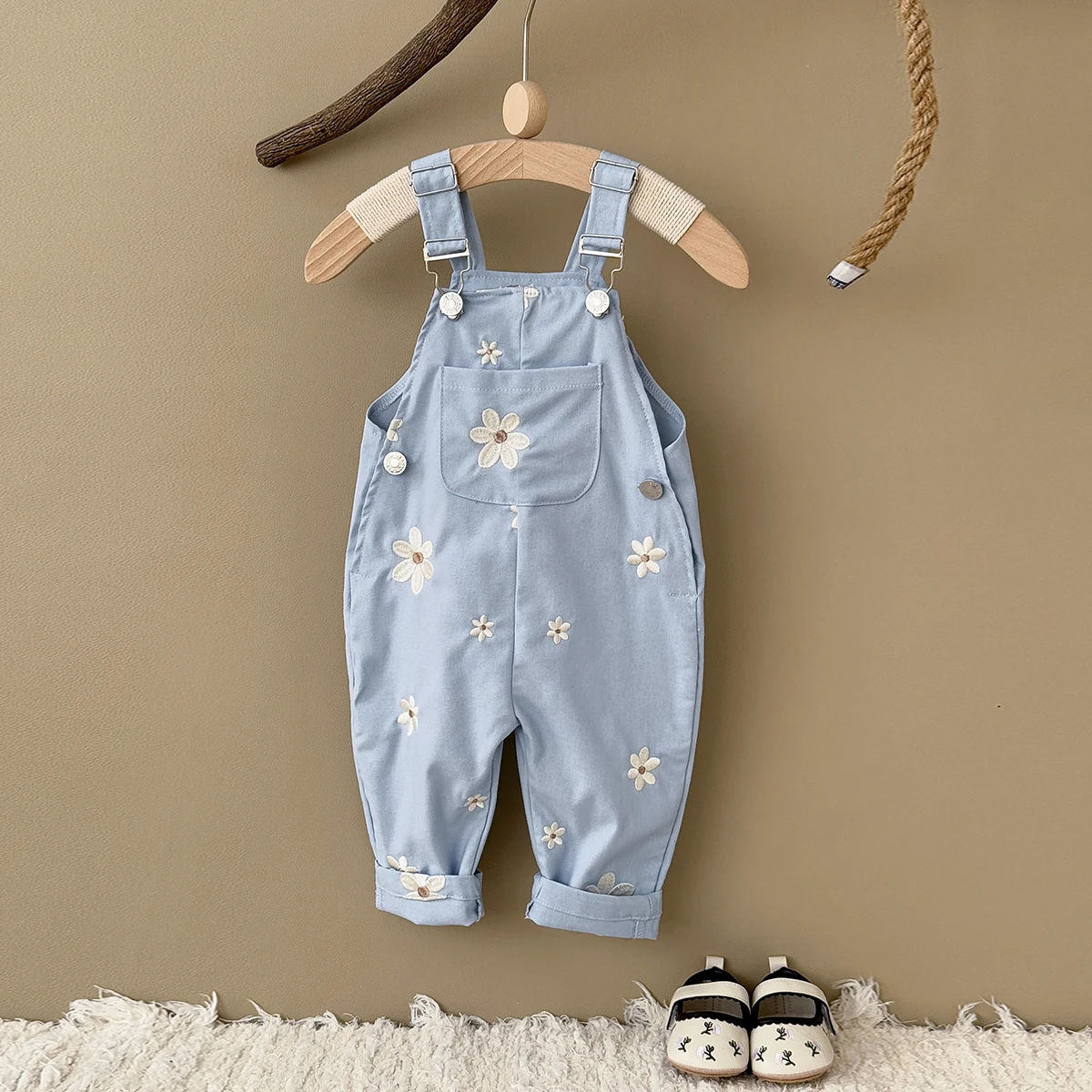 Newborn Baby Rompers Fashion Embroidery Sleeveless Knitting Infant Kids Boys Girls Strap Jumpsuits Clothes Summer Toddler Wear