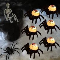 Halloween Eyeball Lights Spider Back Blast Eyeball Candle Lights Party Ambience Decoration Supplies Halloween Party Decoration