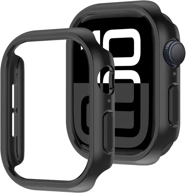Etui na Apple Watch Case 10 11 46mm 44mm 40mm 42mm 38mm Akcesoria Ochraniacz PC bumper iWatch Series 8 7 SE 6 5 3 9 45mm 41mm