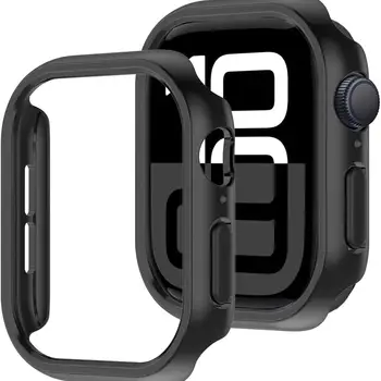 애플 워치 케이스 커버, PC 보호대 범퍼 액세서리, iWatch 시리즈 8, 7, SE, 6, 5, 4, 3, 9, 45mm, 41mm, 10, 46mm, 44mm, 40mm, 42mm, 38mm