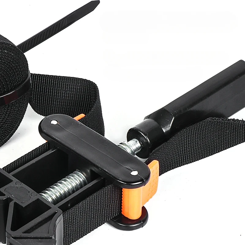 Imagem -05 - Multifuncional Pure Nylon Strap Clip Belt Clamping Tools Ajustável Rápido Carpintaria Banda Poligonal 90 Graus