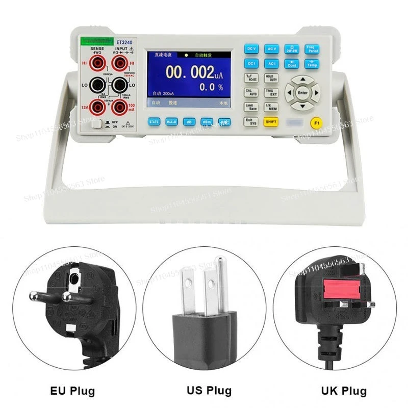 ET3240 4½ Digit Benchtop Digital Multimeter, True RMS, 22000 Counts, 0.05% Accuracy, DC Voltage Meter