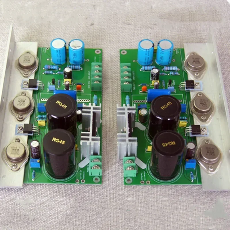

Latest Hood 1969 Enhanced Version ON 2N3055 Gold Seal Power Tube Class A 10W*2 Stereo Hifi Fever Home Audio Amplifier Finished