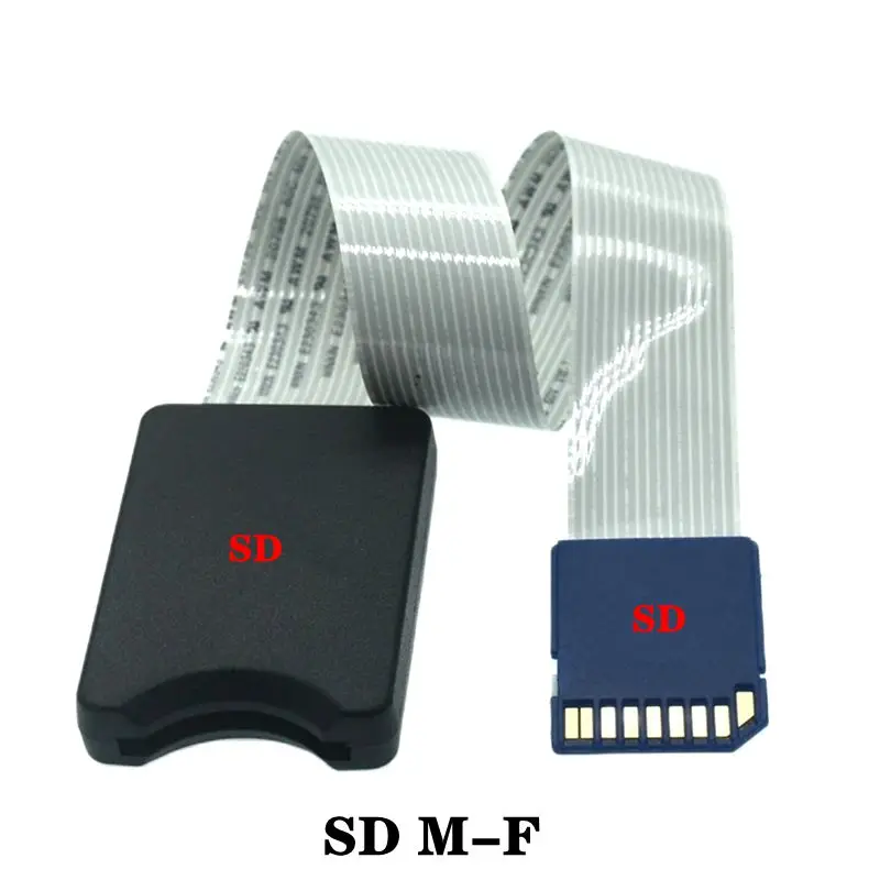 SD Card Female To TF Micro SD Male SD To SD TF To TF Flexible Card Extension Cable Extender Adapter Reader 10cm 15cm 25cm 48cm