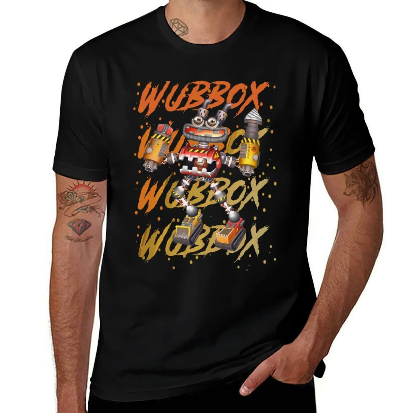 

character Wubbox My singing Monsters T-Shirt Minimalist Casual Short Sleeve Top