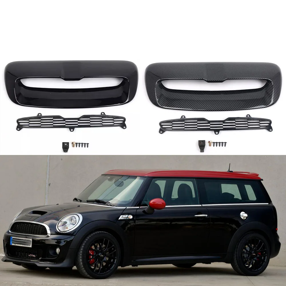 

For BMW Mini R55 R56 R57 R58 Hood Vent Grille Mesh Engine Cover Air Intake Scoop Grille Cover