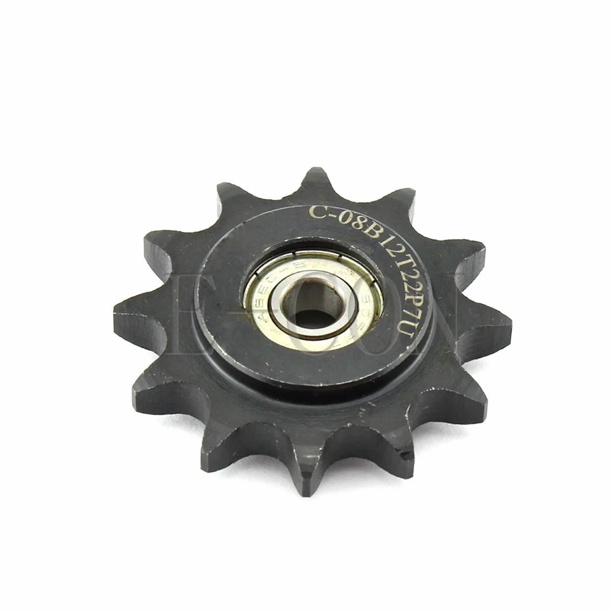 1 PCS 08B Idler Sprocket 12 Teeth Bore 10mm Single Bearings Metal for Timing Gear Roller Chain