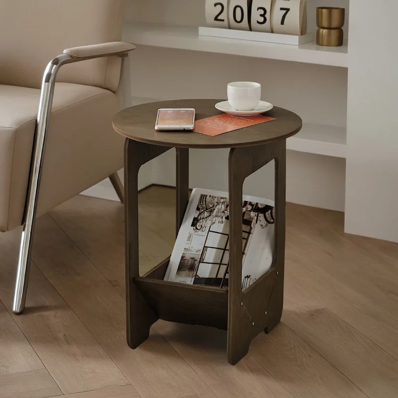 Modern Minimalist Living Room Storage Table Bedroom Bedside Table Multifunctional Splicing Small Round Table Home Sofa Table