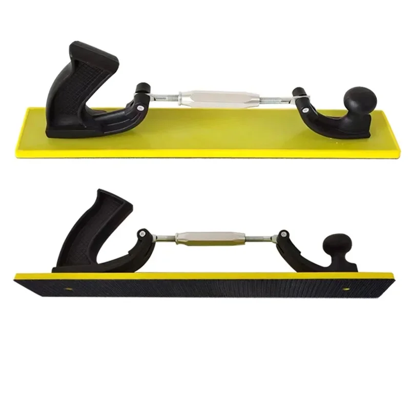 Handheld sandpaper holder Paint grinder tool Hand push board Hand throw Hand planer Adjustable arc