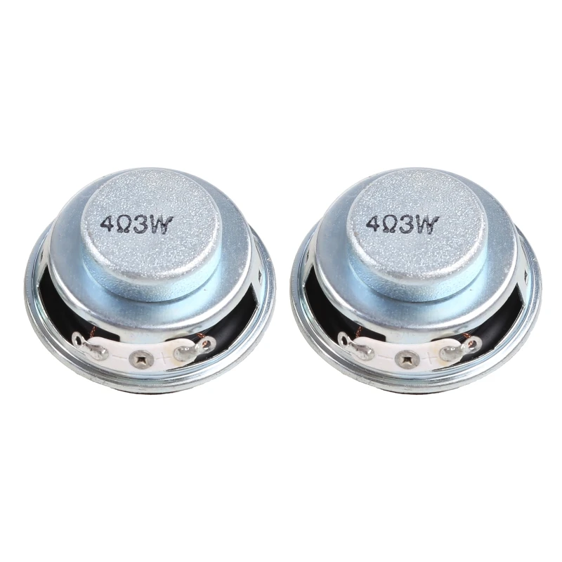 2pcs Mini 4ohm 3W Speaker Stereo Woofer Loudspeaker for Notebook DIY Repair