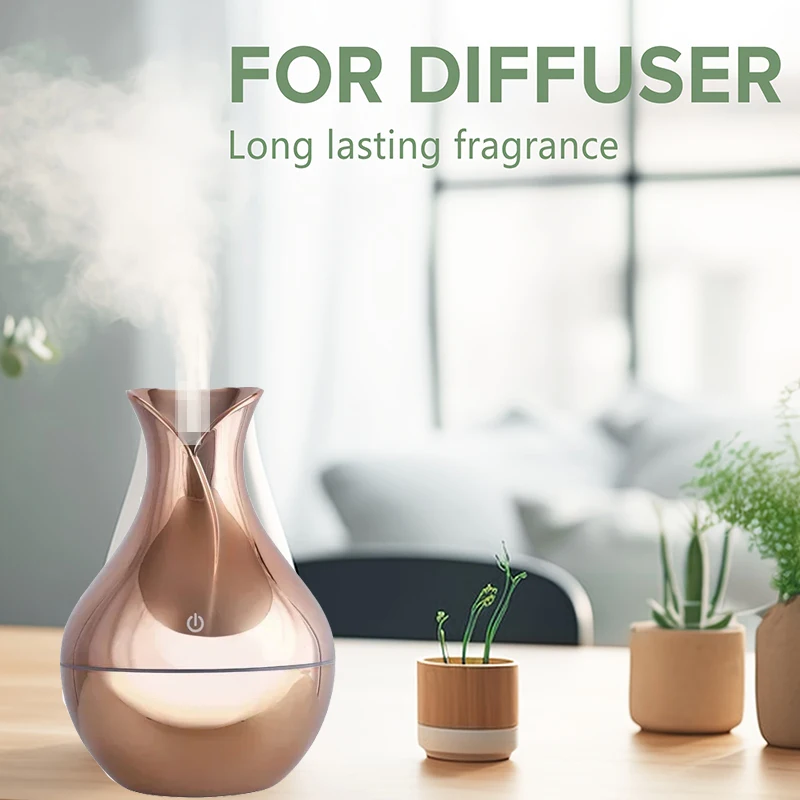 USB Aroma Essential Oil Diffuser Ultrasonic Air Home Humidifier Mini Mist Maker Aroma Diffuser 130ML 7 Color LED Light Office