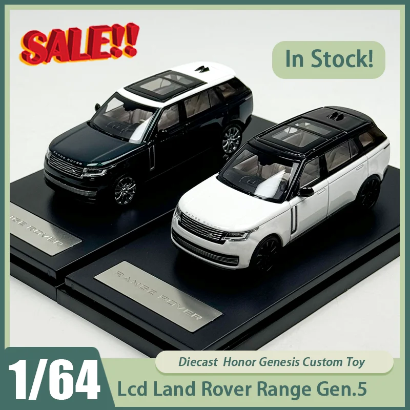 

New In Stock Lcd 1:64 Land Rover Range Rover Generation5 Honor Genesis Edition Car Alloy Miniature Diecast Ornament Custom Toys