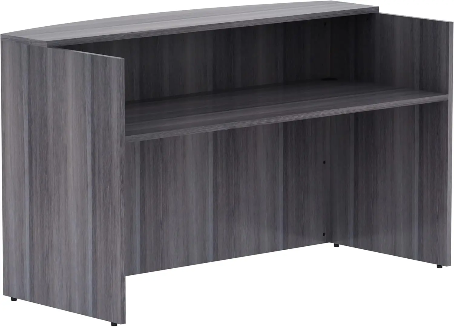 

Essentials Reception Desk, Gray