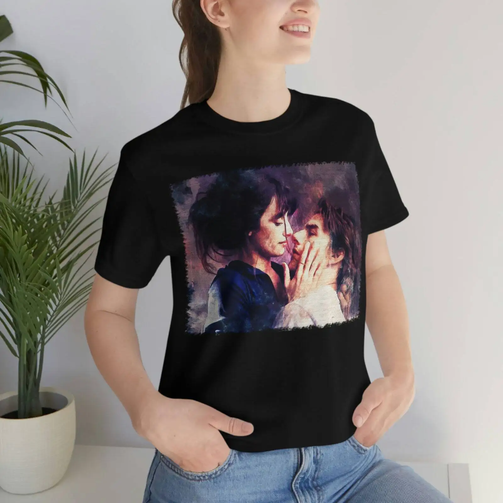 Vintage Vanilla Sky Classy Movie Tom Cruise Penelope Cruz Unisex Tee Shirt Men Women Clothes Oversized Cotton Tees