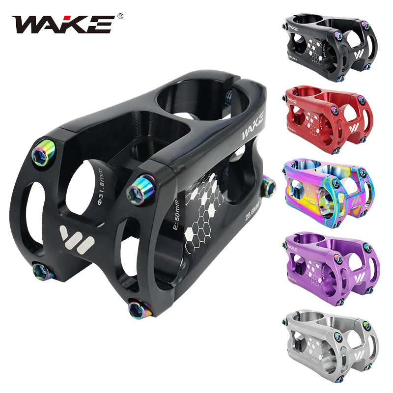 ويك جذع دراجة 50 مللي متر الجبلية عالية القوة 0 درجة الارتفاع FR XC AM إندورو ل 31.8 مللي متر دراجة المقود 28.6 مللي متر Steerer الدراجات جزء