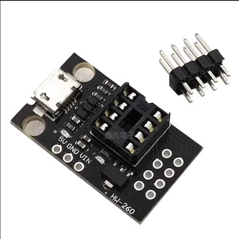 T42 ATTiny13A/ATTiny25/ATTiny45/ATTiny85 Pluggable Development Programming Board