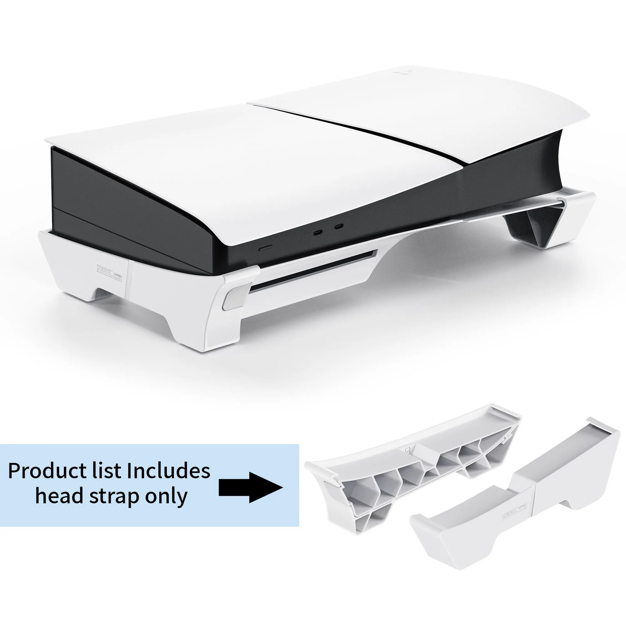 

Playstation 5 Slim Spare Parts Horizontal Stand Horizontal Bracket Cooling Base for Sony PS5 Slim Console Accessories