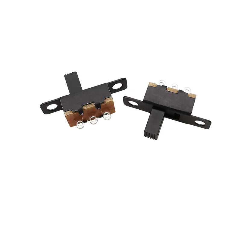 10Pcs SS12F15 Mini Toggle Switch 3 Pins 1P2T Slide Switch For DIY Electronic Toy Projects Handle High 3-6MM DC 50V 0.5A