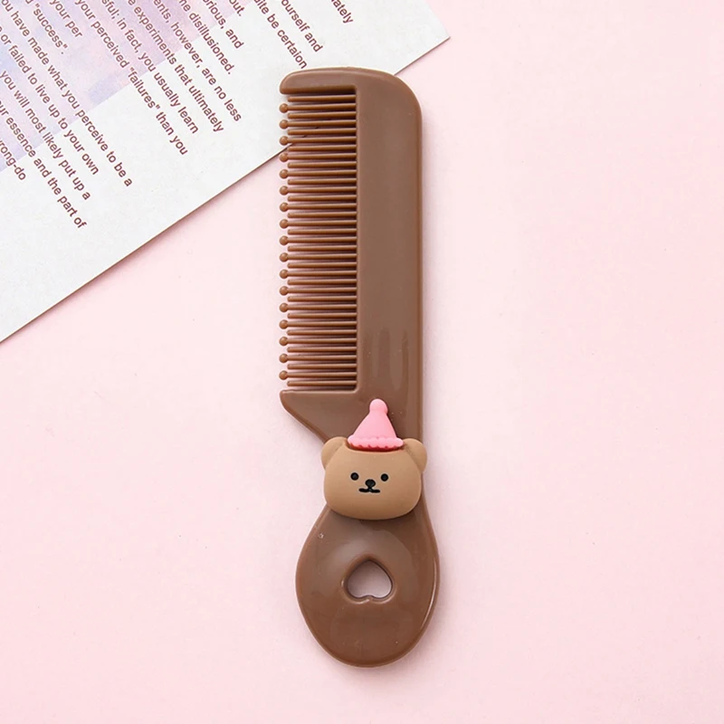 Maternal And Child Daily Care Toddler\'s Head Comb Cute Portable Anti-Static Smooth Hair Comb Gift Hair Comb  Handle Cartoon