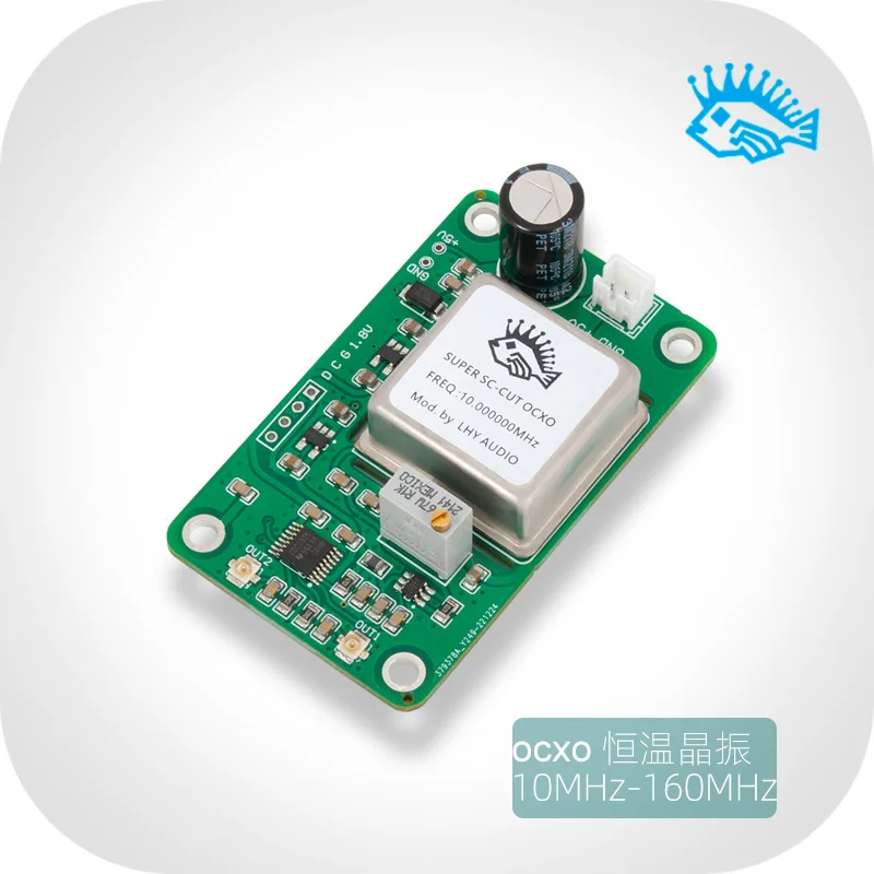 Audio 10 MHz 25 MHz frequentie twee-weg uitgang OCXO thermostatische kristaloscillator klok board upgrade netwerkkaart