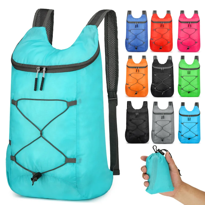 

Folding Bag Ultra Light Storage Beach Bag Hiking Load Reduction Storage Bag Outdoor Travel Sports Backpack