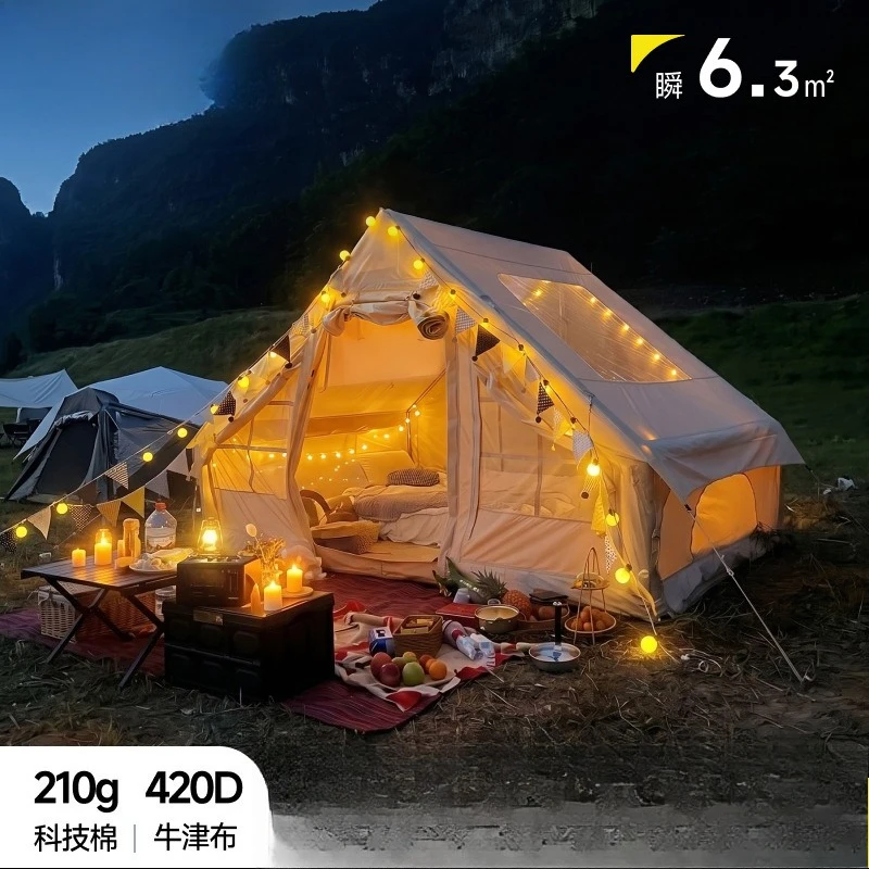 Inflatable tent 6.3 inflatabletent Camping requires no setup