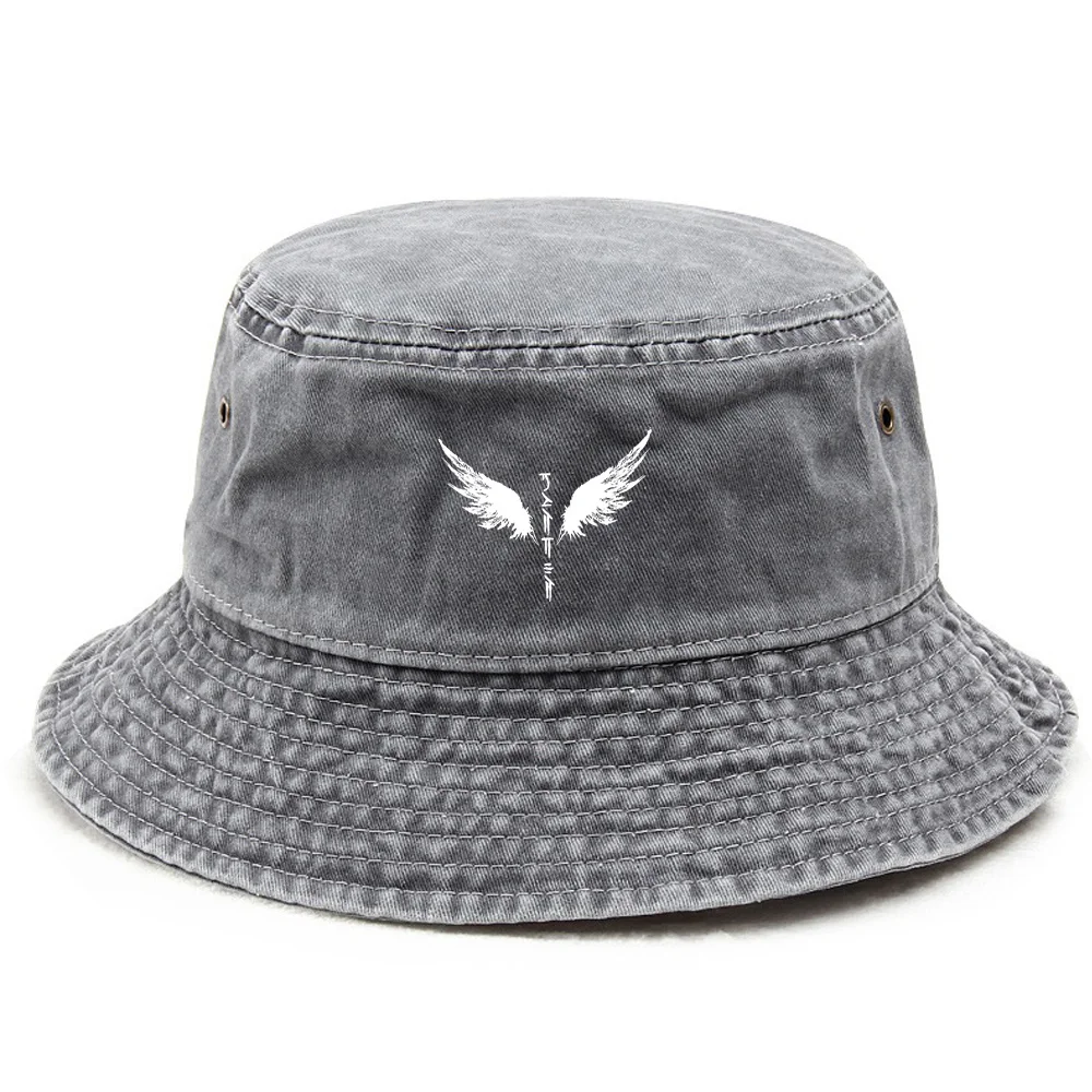 Lightweight Breathable Washed Bucket Hat - Wide Brim All-Season Outdoor, Structured Smooth Brim & Foldable Beach Hat Suitable fo