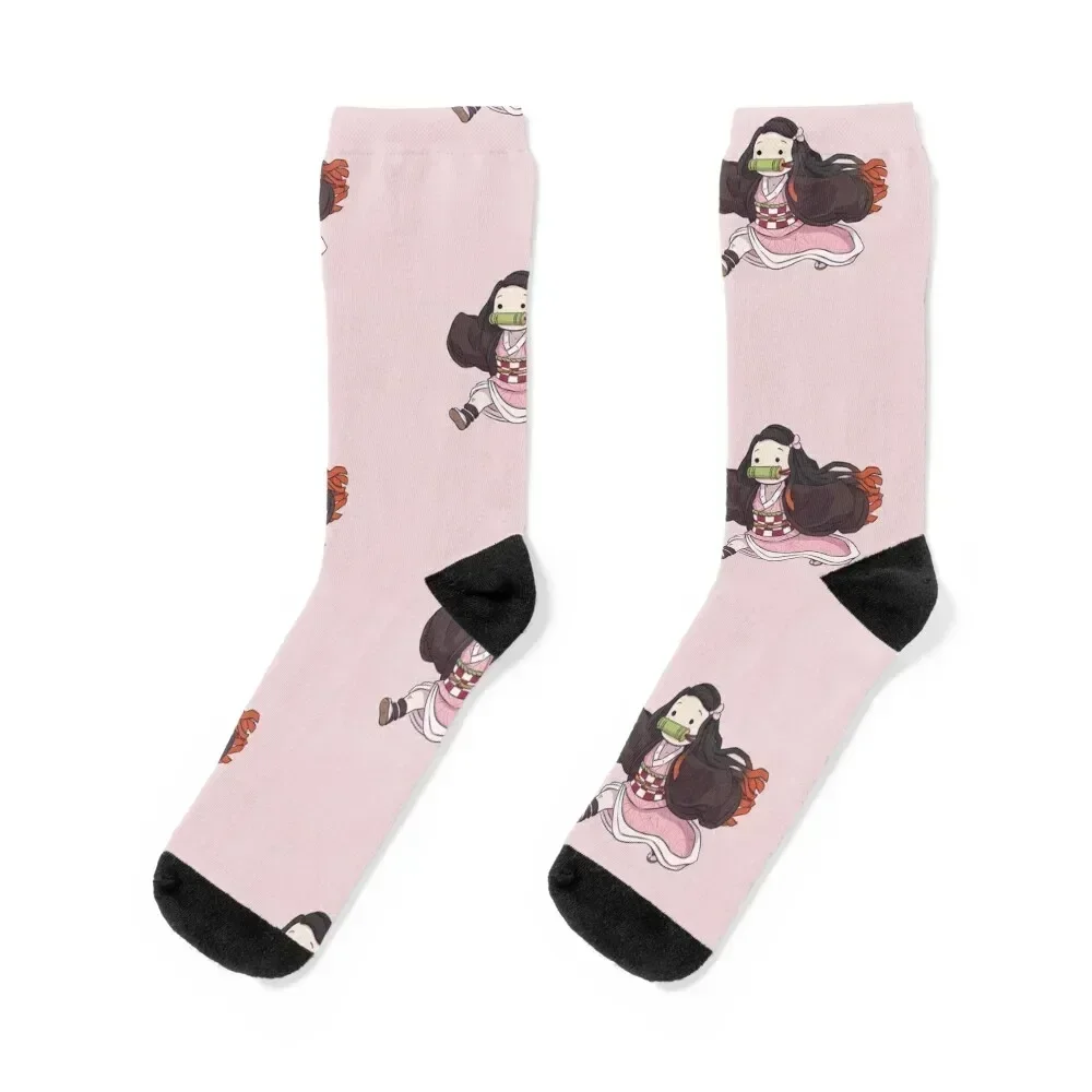 Nezuko-chan Socks football golf valentine gift ideas Socks Ladies Men's