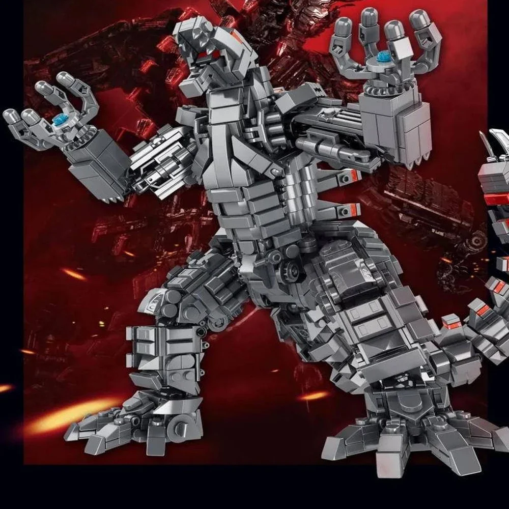 Ideas Dinosaur Monster Mecha Bricks MOC Toys Model Building Blocks Sets Dekorasi Rumah Hadiah Natal Ulang Tahun Anak-Anak 1446pcs