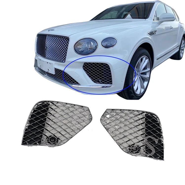 

2020 for Bentley Bentayga OEM 36A807345 36A807346 Body Kit Low Configuration Chrome Front Bumper Genuine OE Quality Lower Grill