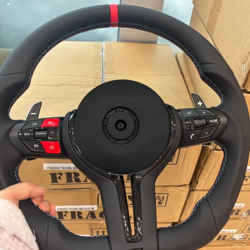 Heating Vibration ACC M Sport Wheel Leather Steering For BMW E70 E71 E84 E90 E92 E93 E87 E82 F20 F30 F87 F10 F45 F15 F48