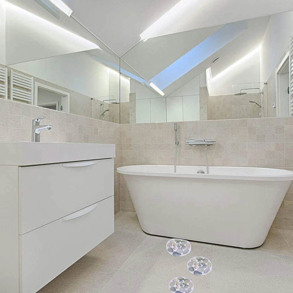 

14pcs Anti Slip Bath Safety Non Slip Shower Stickers For Pool Kitchen Stairs Bathtub Stickers Anti Skid Sticker Bathroom