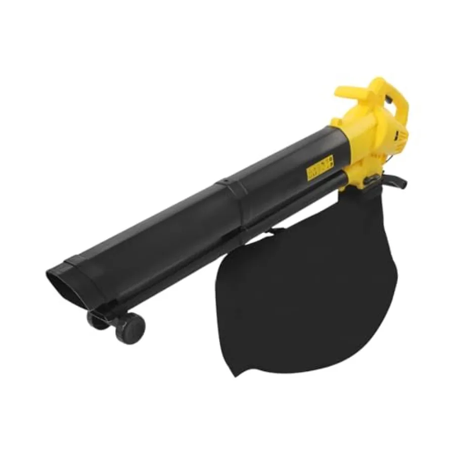 

Leaf vacuum for lawn care and dense shrubbery ABS plastic black 3000W 2-in-1 electric mulcher with 40L bag and 16:1 shredding r