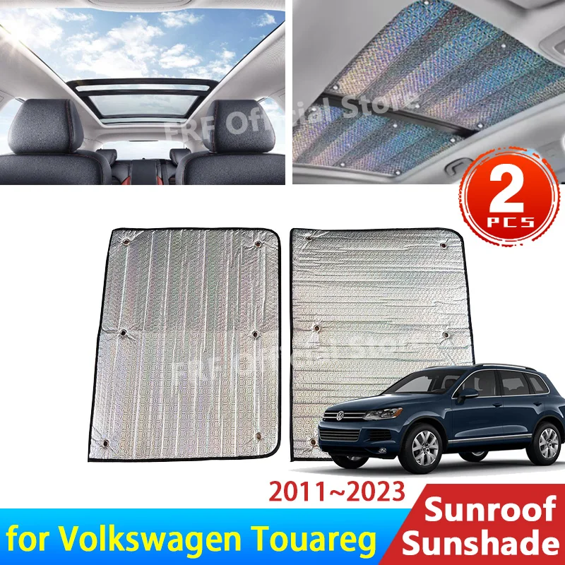 

for Volkswagen VW Touareg 2 7P CR 2011~2023 2022 2020 2019 2016 2012 Sunroof Sunshade Roof Sunscreen Heat Insulation Windscreen