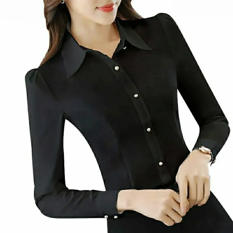 5 Colors Blouse Shirt Women's Long-Sleeved Casual Work Wear Ol Shirt Women Blusas Ropa De Mujer