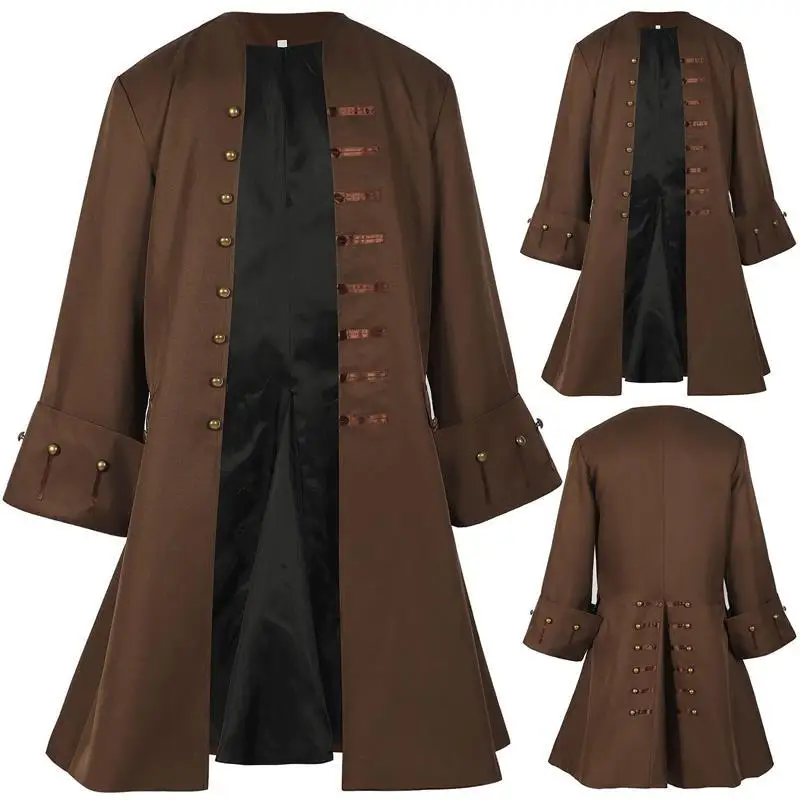 Medieval renascentista pirata jaet st punk loween role-plang traje feminino étnico faion roupas de palco