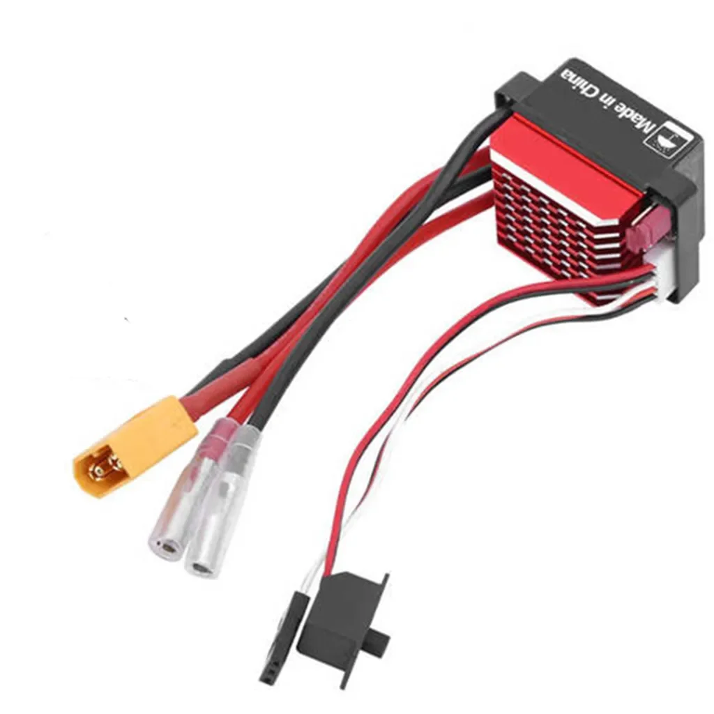 

60A Brushed ESC Electric Speed Controller 6V/2A BEC for 1/10 RC Car Trxs TRX4 Trx6 D90 HSP Redcat 4WD Tamiya Axial SCX10 HPI